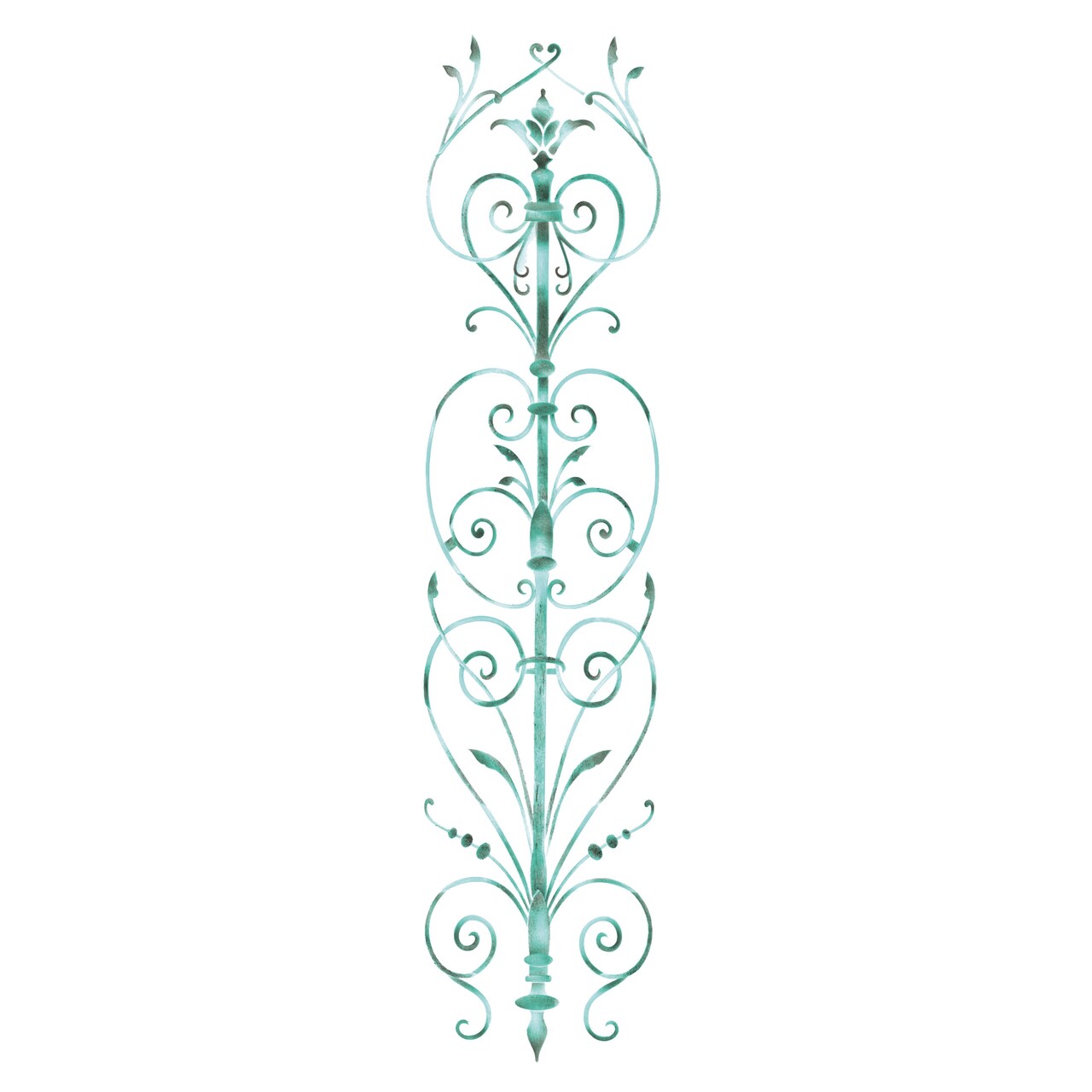 Door Panel Scroll Wall Stencil | 2903 by Designer Stencils | Pattern Stencils | Reusable Stencils for Painting | Safe &#x26; Reusable Template for Wall Decor | Try This Stencil Instead of a Wallpaper | Easy to Use &#x26; Clean Art Stencil Pattern